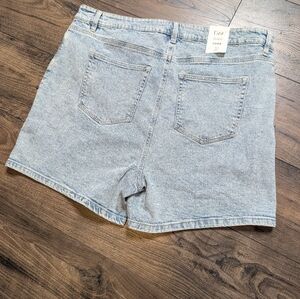 Dex High Rise Sara Medium‎ Light Blue Y2K Denim Shorts Size 20
